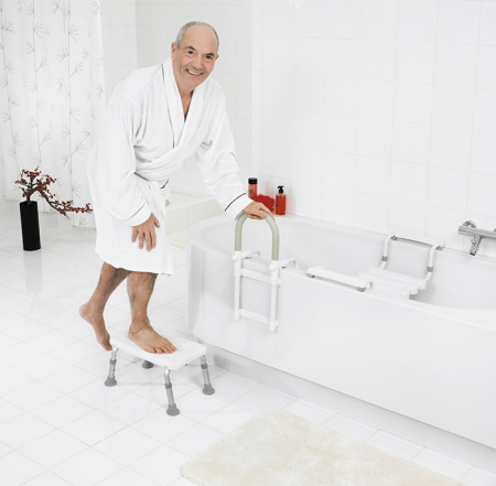 Скамейка для входа в ванну RIDDER Assistent с изменением высоты, А0102601, белый