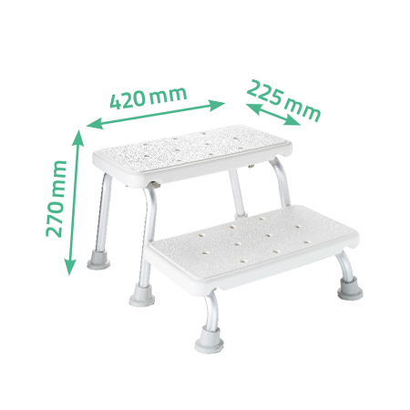 Скамейка для входа в ванну RIDDER Assistent двухступенчатая, А0102001, белый