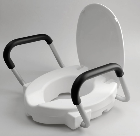 Сидение для унитаза RIDDER Assistent с крышкой и с поручнями, А0072001, белый