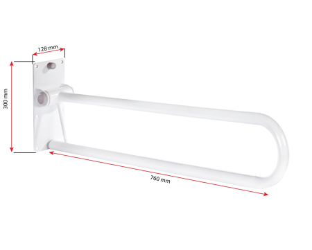 Откидной поручень для подъема RIDDER Assistent, А0130201, белый