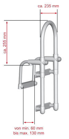 Опора для ванны RIDDER Assistent, А00300101, белый