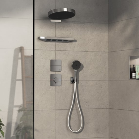 Термостат hansgrohe ShowerSelect Comfort Q для скрытого монтажа, 15588000, хром