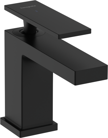 Смеситель для раковины hansgrohe Tecturis E 80, EcoSmart+, для холодной воды, 73013670, матовый черный