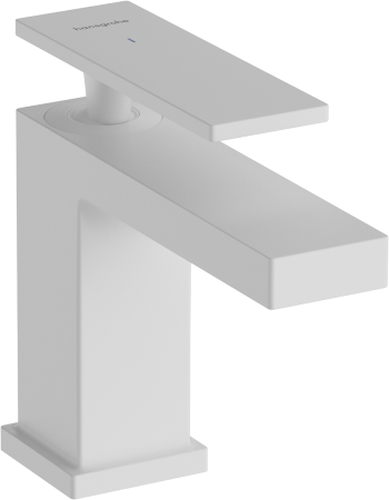 Смеситель для раковины hansgrohe Tecturis E 80, EcoSmart+, для холодной воды, 73013700, матовый белый