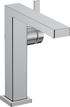 Смеситель для раковины hansgrohe Tecturis E 150 Fine CoolStart, EcoSmart+, с донным клапаном Push-Open, 73040000, хром