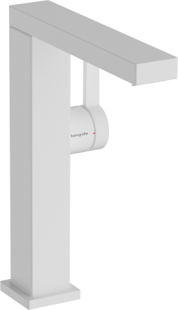 Смеситель для раковины hansgrohe Tecturis E 210 Fine, EcoSmart+, cо сливным гарнитуром Push-Open, 73060700, матовый белый