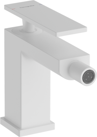 Смеситель для биде hansgrohe Tecturis E со сливным гарнитуром, 73200700, матовый белый