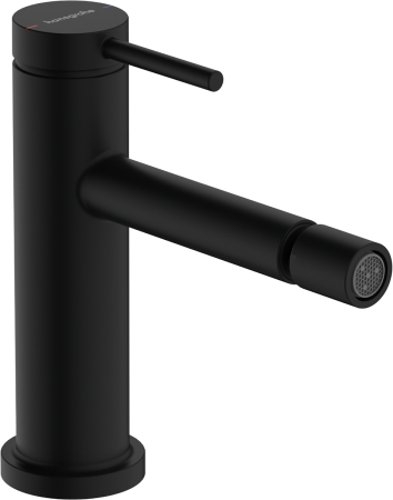 Смеситель для биде hansgrohe Tecturis S со сливным гарнитуром, 73201670, матовый черный