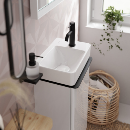 Cмеситель для раковины hansgrohe Tecturis S 80 CoolStart EcoSmart+, 73301670, матовый черный
