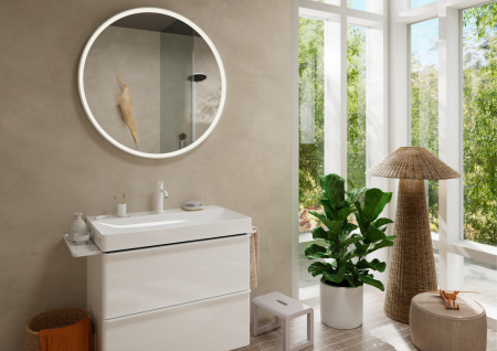 Cмеситель для раковины hansgrohe Tecturis S 110 EcoSmart+, 73311700, матовый белый