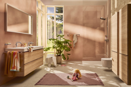 Смеситель для раковины hansgrohe Tecturis S 110 Fine CoolStart, EcoSmart+, 73321000, хром