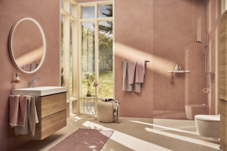 Смеситель для раковины hansgrohe Tecturis S 150 Fine CoolStart, EcoSmart+, 73341000, хром