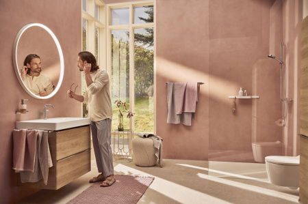Смеситель для раковины hansgrohe Tecturis S 150 Fine CoolStart, EcoSmart+, 73341000, хром