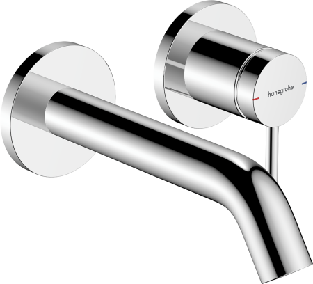 Внешняя часть смесителя для раковины hansgrohe Tecturis S скрытого монтажа, EcoSmart+, 73350000, хром