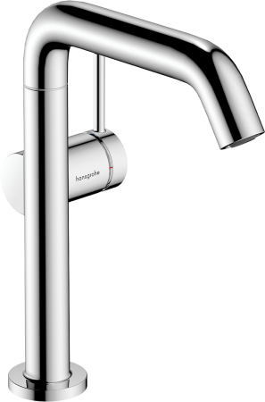 Смеситель для раковины hansgrohe Tecturis S 210 Fine, CoolStart, EcoSmart+, cо сливным гарнитуром Push-Open, 73360000, хром