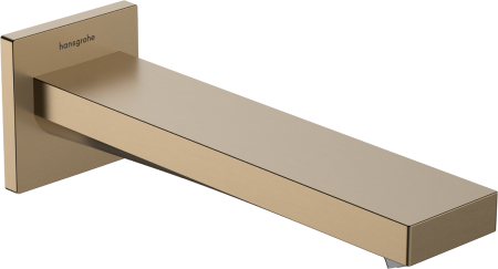 Излив для ванны hansgrohe Tecturis E, 73410140, шлифованная бронза