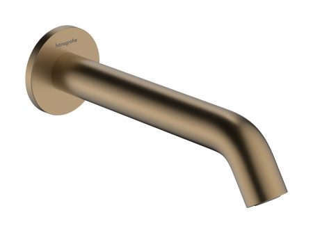Излив для ванны hansgrohe Tecturis S, 73411140, шлифованная бронза
