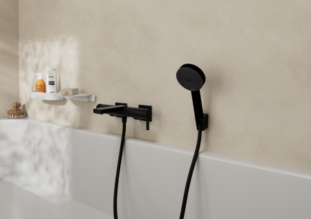 Смеситель для ванны hansgrohe Tecturis E, 73420670, матовый черный