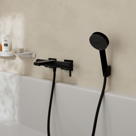 Смеситель для ванны hansgrohe Tecturis E, 73420670, матовый черный