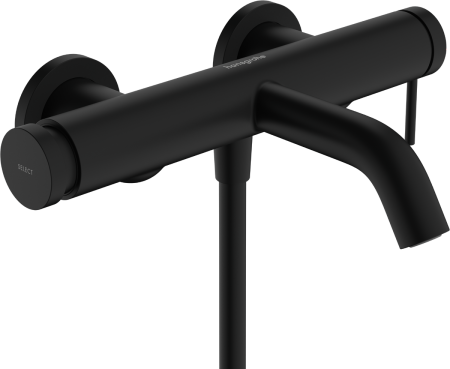 Смеситель для ванны hansgrohe Tecturis S, 73422670, матовый черный