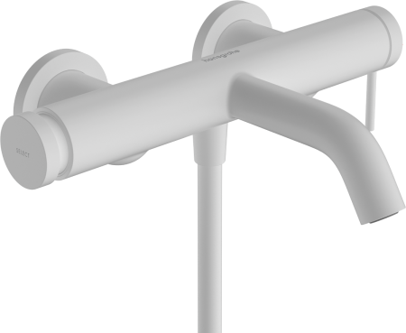 Смеситель для ванны hansgrohe Tecturis S, 73422700, матовый белый