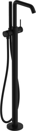 Смеситель для ванны hansgrohe Tecturis S напольного монтажа, 73440670, матовый черный