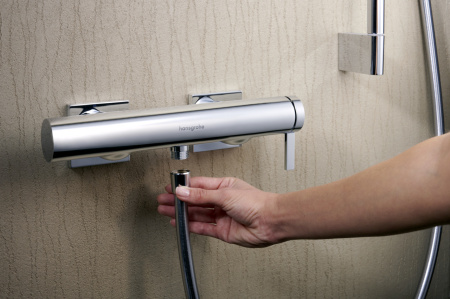Смеситель для душа hansgrohe Tecturis E, 73620000, хром