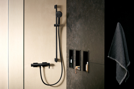 Смеситель для душа hansgrohe Tecturis E, 73620670, матовый черный
