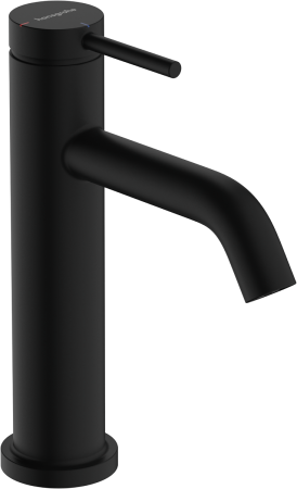 Cмеситель для раковины hansgrohe Tecturis S 110 CoolStart, EcoSmart+, 73312670, матовый черный