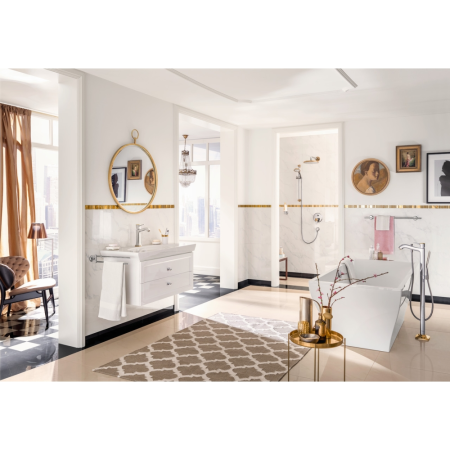 Внешняя часть смесителя для ванны hansgrohe Metropol Classic скрытого монтажа 31345000, хром