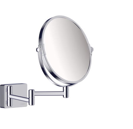 Косметическое зеркало hansgrohe AddStoris 41791000, хром