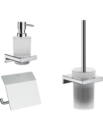 Готовый набор аксессуаров hansgrohe AddStoris HG-PR204, хром