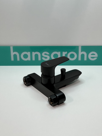 Смеситель для ванны hansgrohe Talis E 71740670/U, матовый черный, уцененный товар