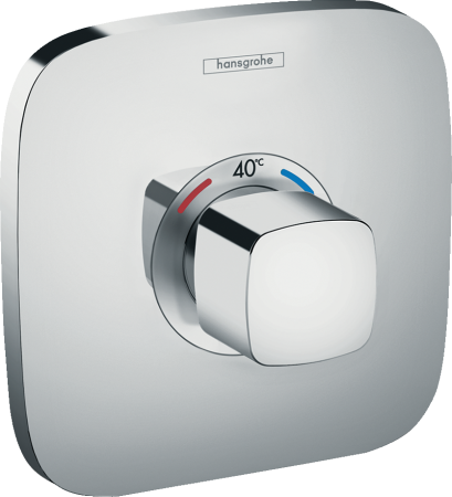 Внешняя часть термостата для душа hansgrohe Ecostat E скрытого монтажа 15705000, хром