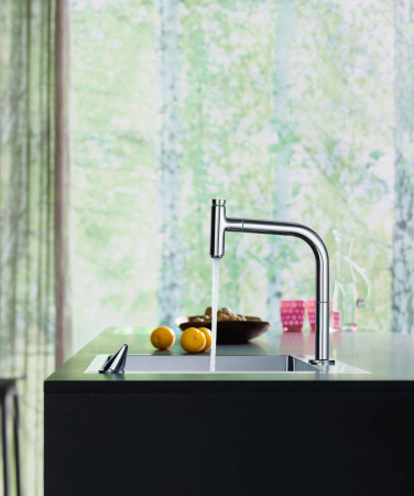 Кухонная комбинация hansgrohe C71-F450-06 врезная 43201800, под сталь