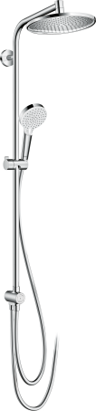 Душевая система hansgrohe Crometta S 240 1jet EcoSmart Reno с переключателем потоков 27270000, хром