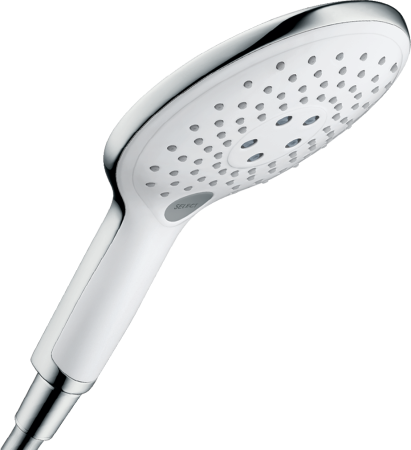 Ручной душ hansgrohe Raindance Select S 150 3jet EcoSmart 28588400, белый/хром