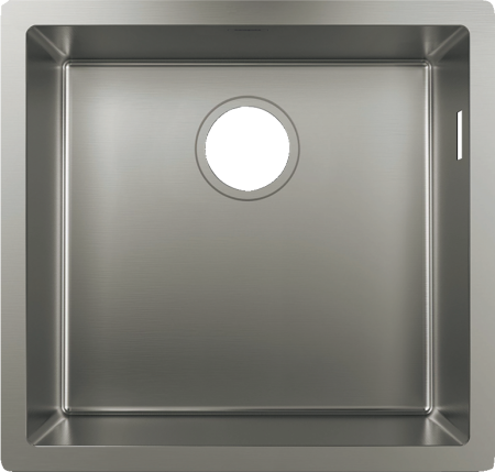 Кухонная мойка hansgrohe S71 S719-U450 интегрированная 43426800, нержавеющая сталь