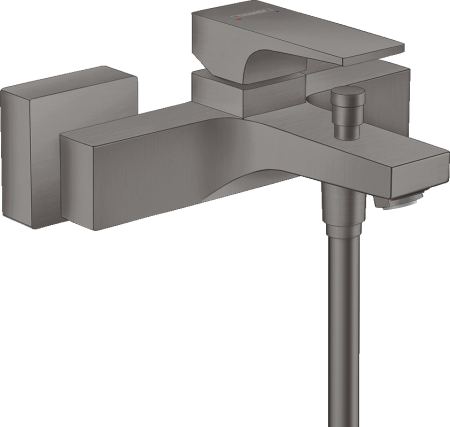 Смеситель для ванны hansgrohe Metropol 32540340, шлифованный черный хром