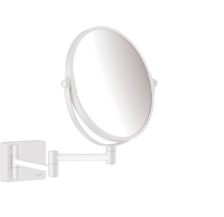 Косметическое зеркало hansgrohe AddStoris 41791700, матовый белый