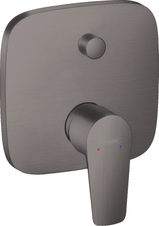 Внешняя часть смесителя для ванны hansgrohe Talis E скрытого монтажа 71745340, шлифованный черный хром