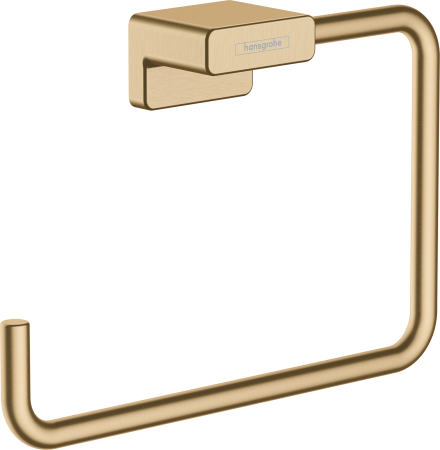 Держатель для полотенец hansgrohe AddStoris кольцевой 41754140, шлифованная бронза