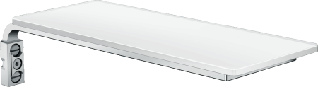 Мыльница hansgrohe Casetta E для душевого гарнитура 26511400, белый/хром