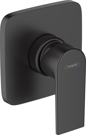 Внешняя часть смесителя для душа hansgrohe Vernis Shape скрытого монтажа 71658670, матовый черный