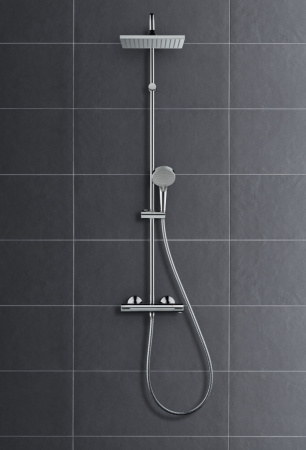 Душевая система hansgrohe Vernis Shape 230 1jet с термостатом 26286000, хром