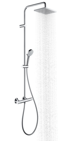Душевая система hansgrohe Vernis Shape 230 1jet с термостатом 26286000, хром