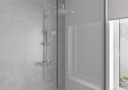 Душевая система hansgrohe Vernis Shape 230 1jet с термостатом 26286000, хром