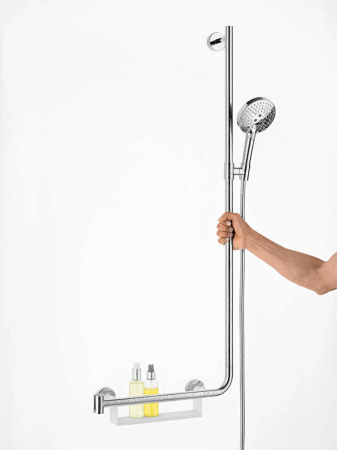 Душевой гарнитур hansgrohe Raindance Select S 120 3jet со штангой 110 см, правосторонний 26326000, хром