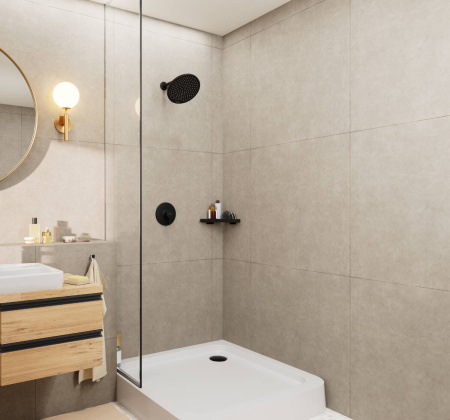Верхний душ hansgrohe Crometta S 240 1jet 26723670, матовый черный