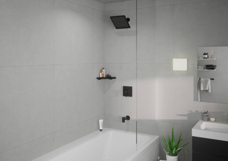 Верхний душ hansgrohe Crometta E 240 1jet 26726670, матовый черный
